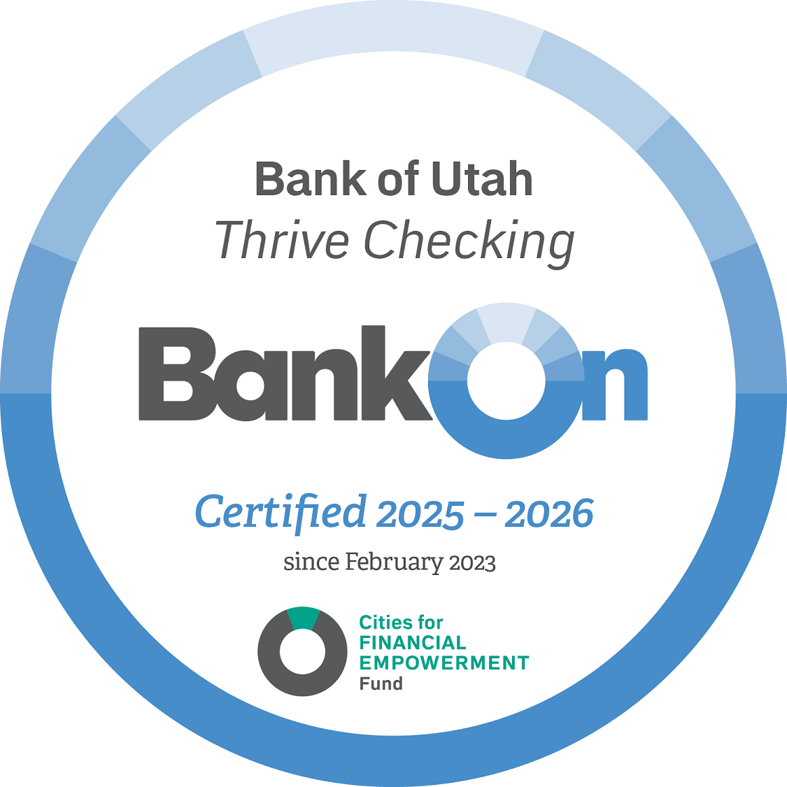 Bank of Utah Thrive Checking