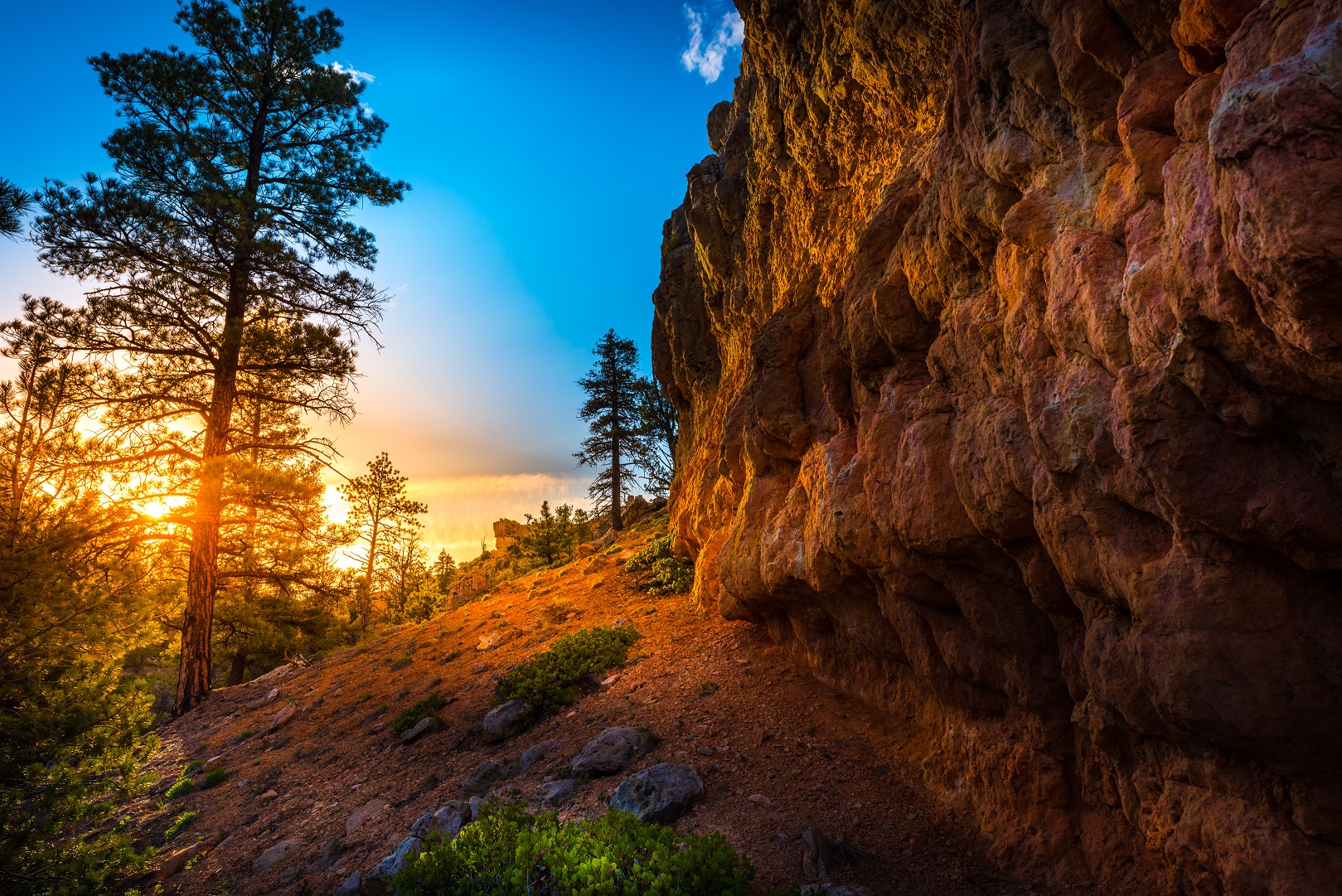 mountain trailhead